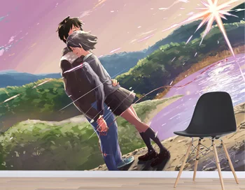 

[Self-Adhesive] 3D Your Name 111 Japan Anime Wall Paper mural Wall Print Decal Wall Murals Belly