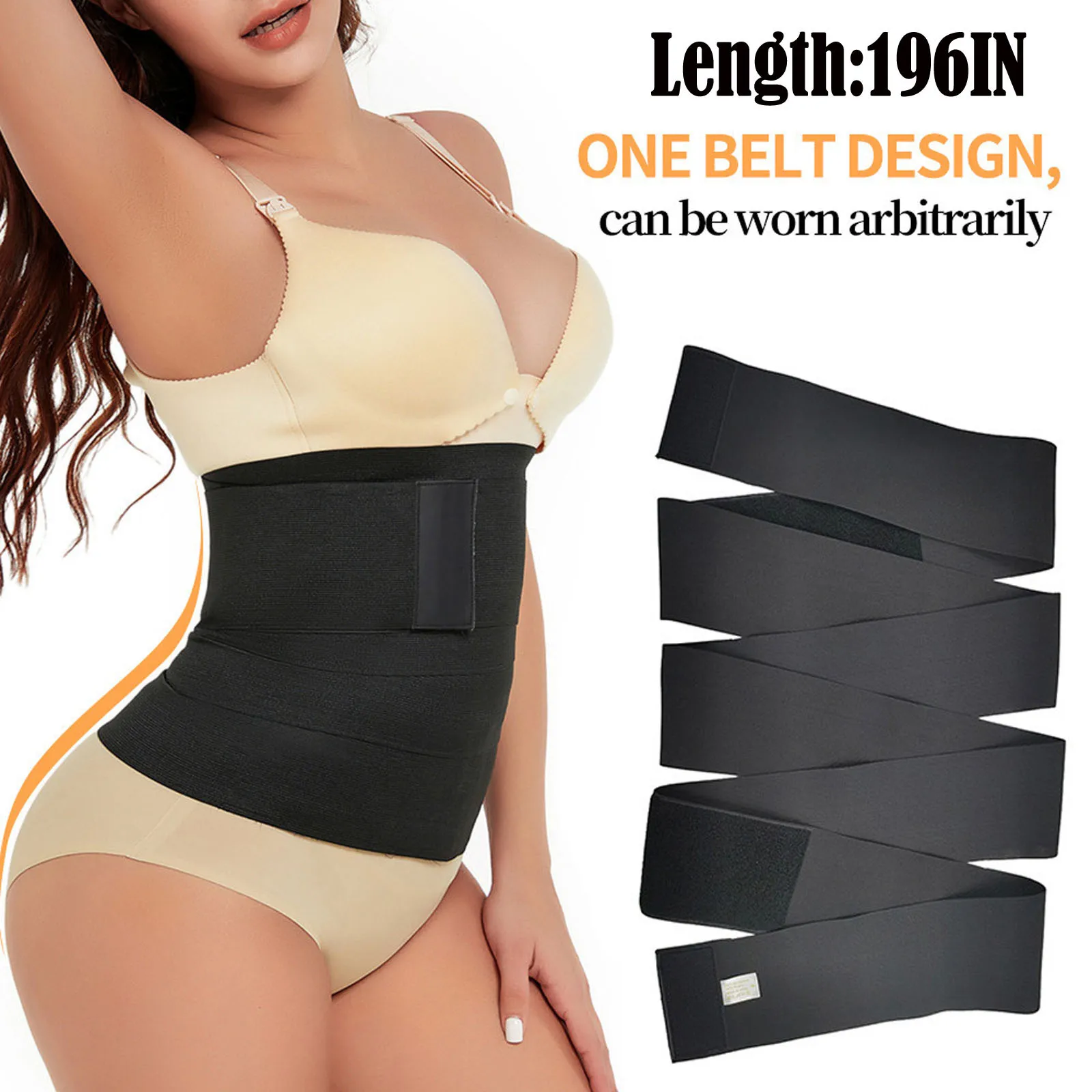 Girdle Sports Fitness Waist Seal Women's Waist Trainer Tight Yoga Long Strap