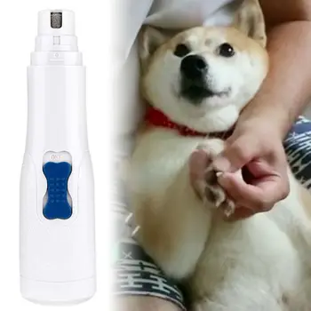 

Fully Automatic Electric Pet Nail Grinder Multipurpose Cat Dog Nail File Gentle Paws Grooming Trimmer Clipper Polisher