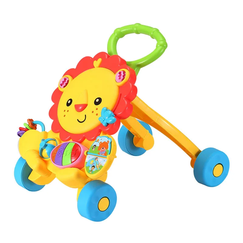 

Baby Multi-functional Early Childhood Educational Baby Walker Toy Baby Music Learner Cart Anti-Falling