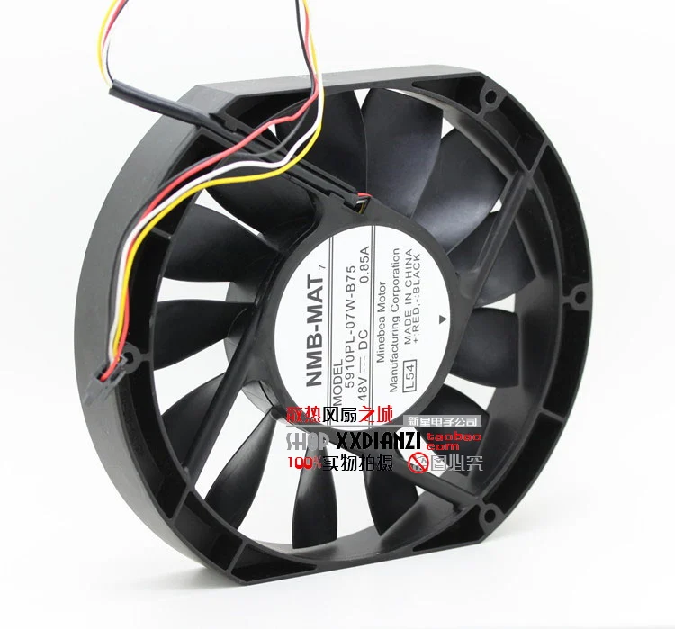 

Original 5910PL-07W-B75 17025 0.85A 48V ultra-thin industrial cabinet fan
