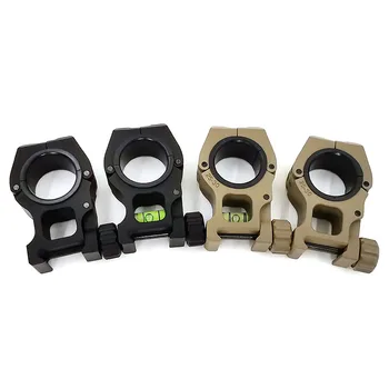 

30mm 25.4mm M10 Mount Quick Detachable Flashlight Scope Laser Mount With Spirit Level 20mm Weaverer Rail Dovetail Spirit level
