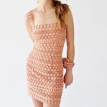 

Vintage Casual Sundress Female Beach Dress Spaghetti Strap Cutout Floral Women Dress Summer 2020 Female Casual Boho Sexy Dresses