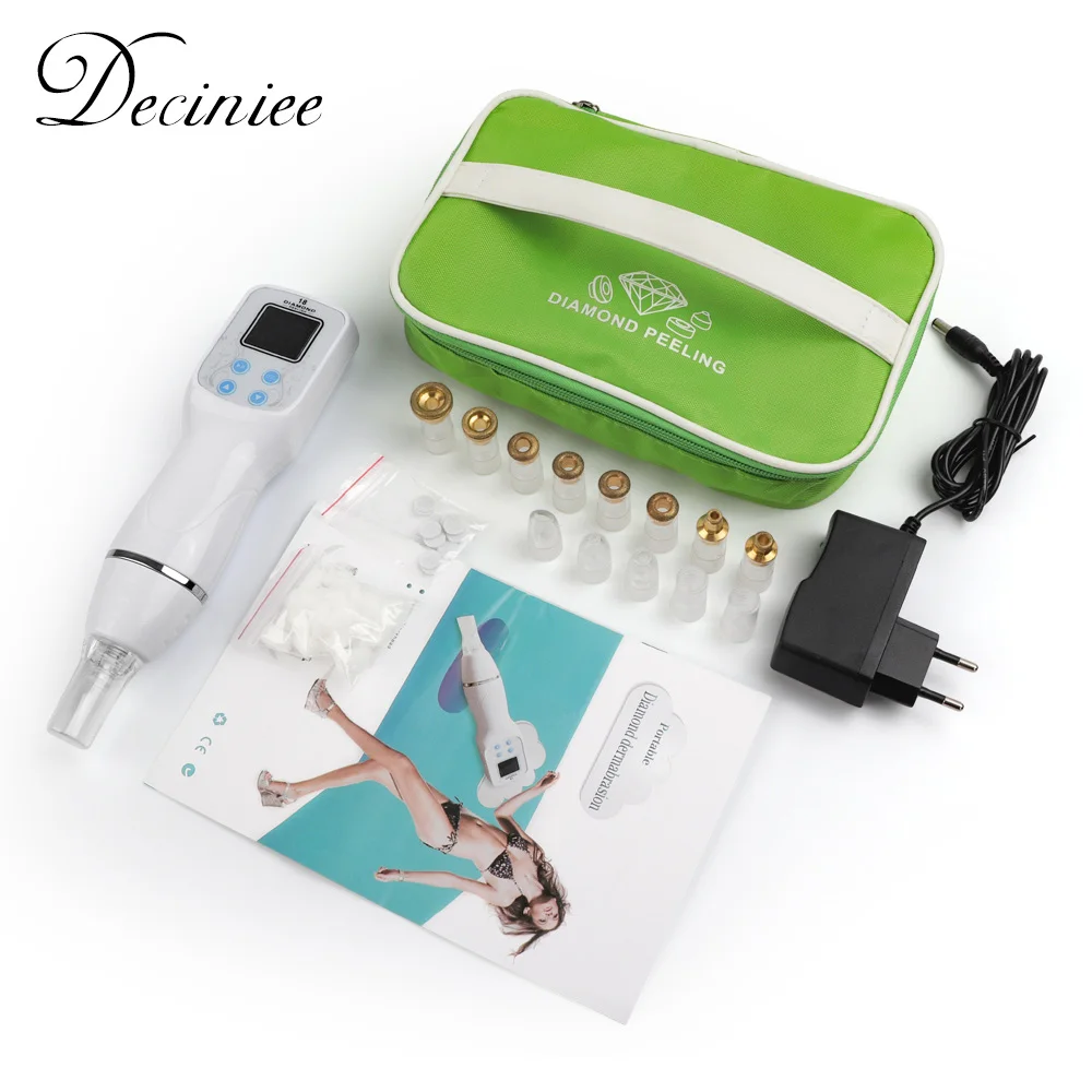 US $34.15 Portable Microdermabrasion Diamond Peeling Device Pore Blackhead Acne Removal Skin Peel Diamond Dermabrasion Facial Massage