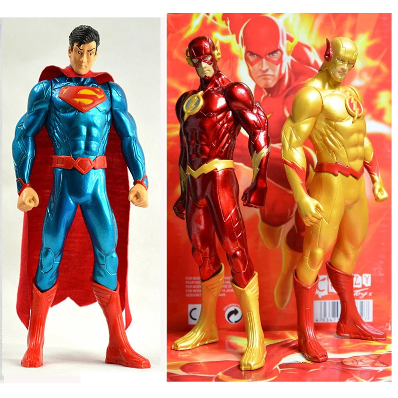 Figura de acción Popular superhéroe Flash, juguetes de PVC, modelo cómics, juguetes niños, regalos de cumpleaños y Navidad|Figuras de acción| - AliExpress