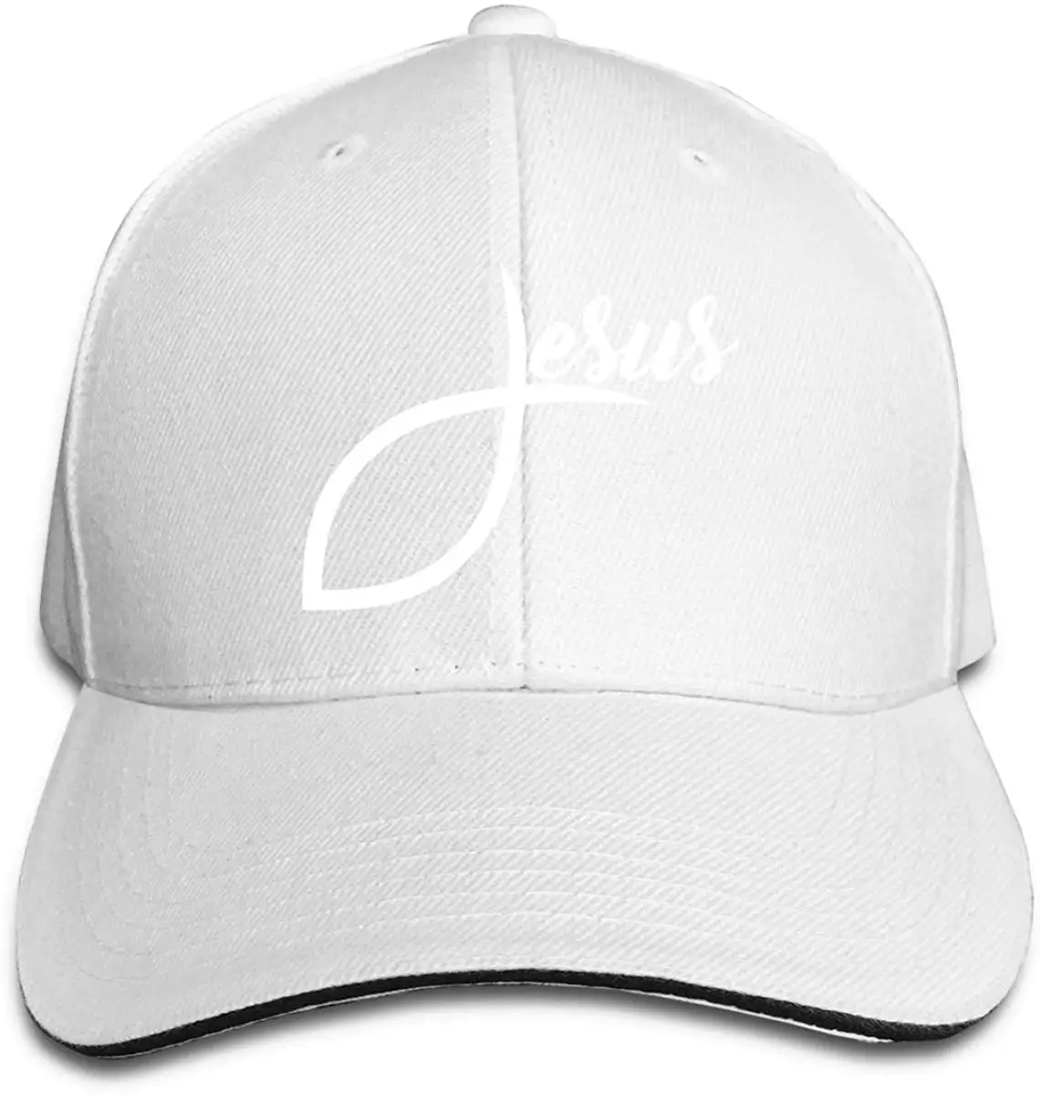 Jesus Fish унисекс бейсбольная Кепка Классическая Регулируемая на липучке остроконечная сэндвич Кепка водителя грузовика