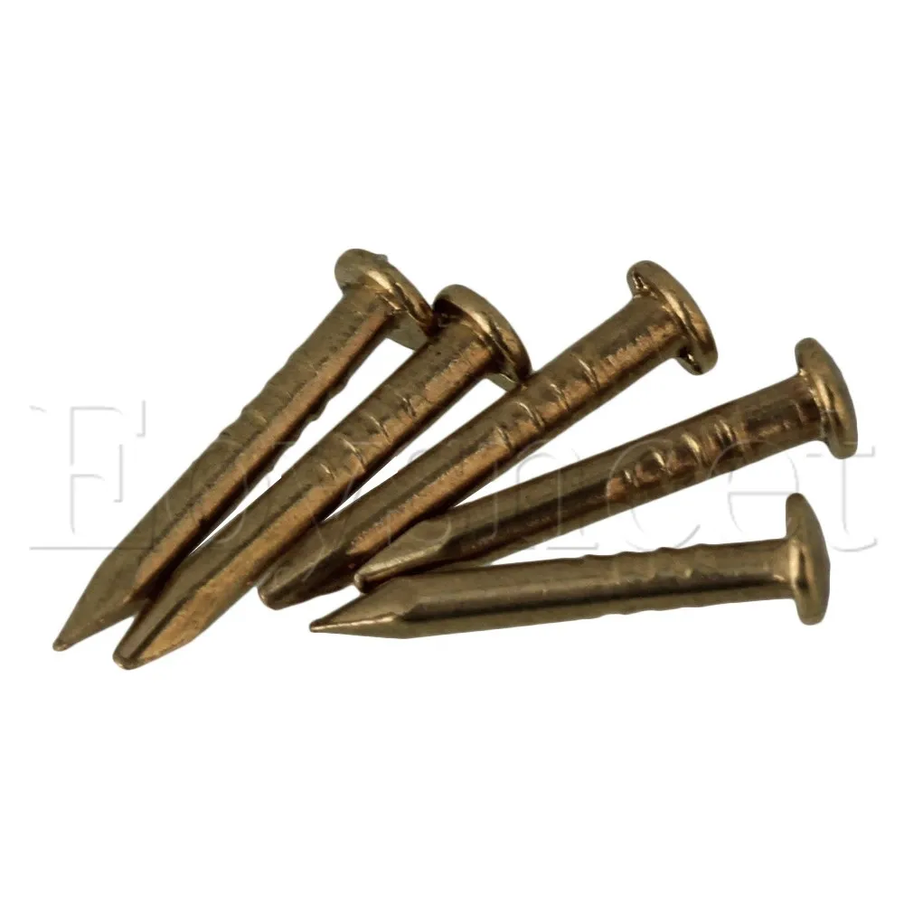 Миниатюрные медные гвозди с круглой головкой 10 мм 100 шт.|copper nails|brass nailround head nails |