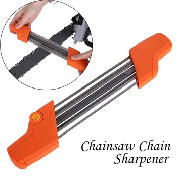 Łańcuch do piły łańcuchowej Easy File do ostrzenia noży Easy File 2 w 1 łańcuch do piły łańcuchowej do ostrzenia 5 32P 4 0mm łańcuch ręczny narzędzie do szlifowania pomarańczowy niebieski tanie i dobre opinie ISHOWTIENDA Metalworking Chainsaw chain sharpener Zestaw narzędzi do naprawiania rowerów
