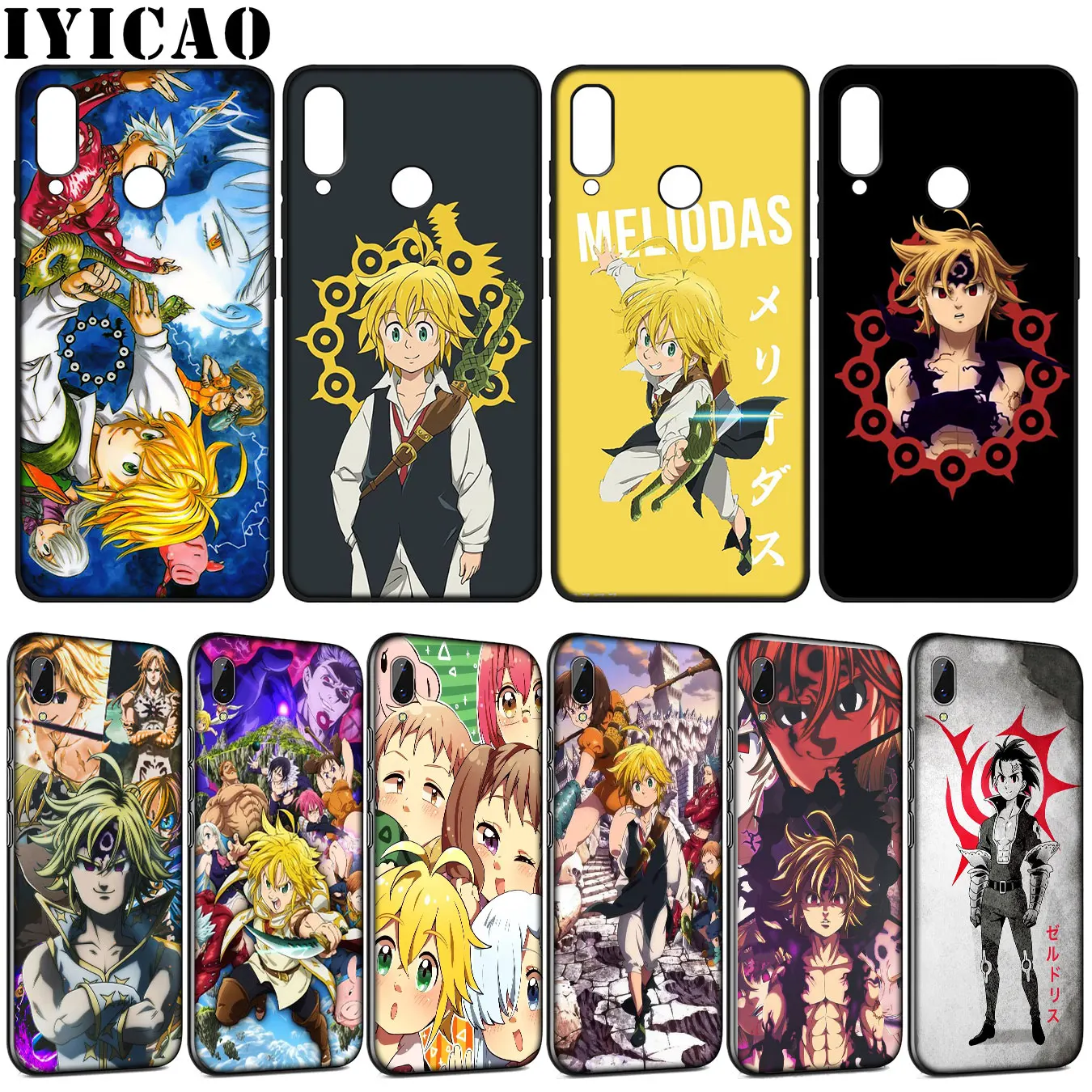 Получилось не Taizai персонажа Дианы из игры The Seven Deadly Sin мягкий чехол для huawei Y9 Y7 Y6