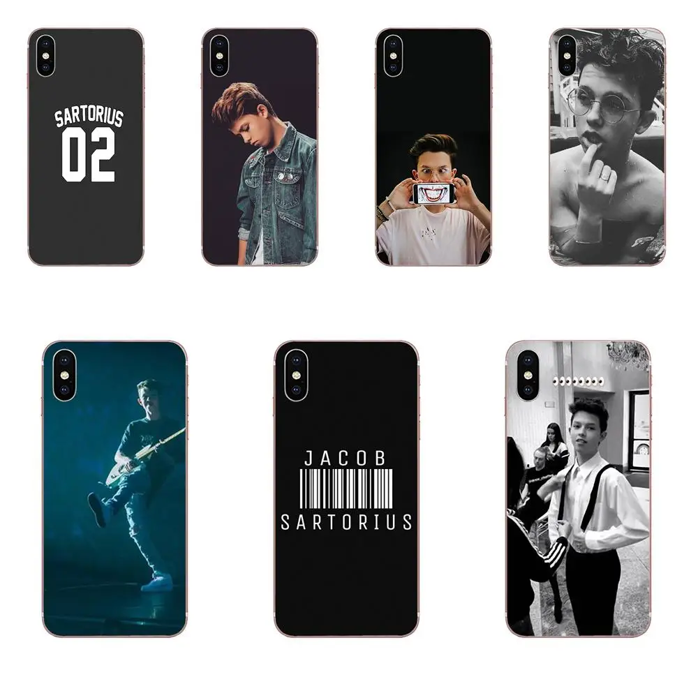 

TPU Protective Cover Case For Apple iPhone 4 4S 5 5C 5S SE 6 6S 7 8 Plus X XS Max XR Jacob Sartorius Shy