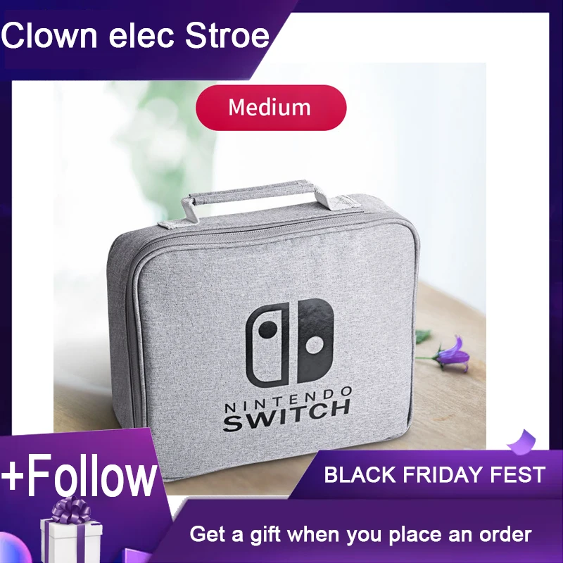 

S/M/L Switch Storage Bag For Nintendo Switch Game Console Accessories Travel Handbag For NS Protective Carrying Portable Case
