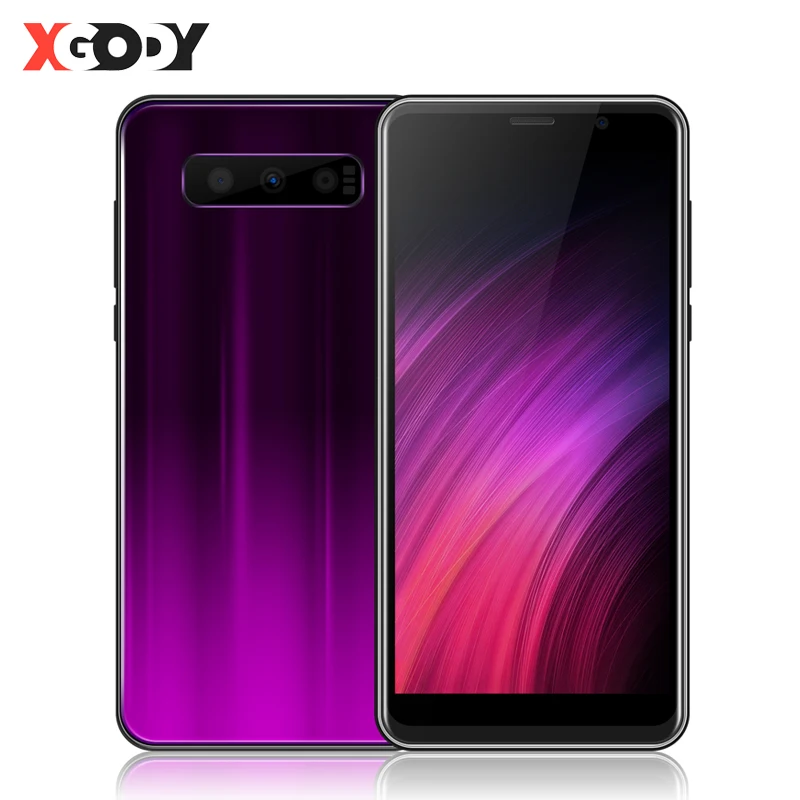 XGODY S10 5," 18:9 3g смартфон 2 Гб 16 Гб полный экран мобильный телефон Android 8,1 MTK6580 четырехъядерный Dual SIM 5MP gps WiFi Celular