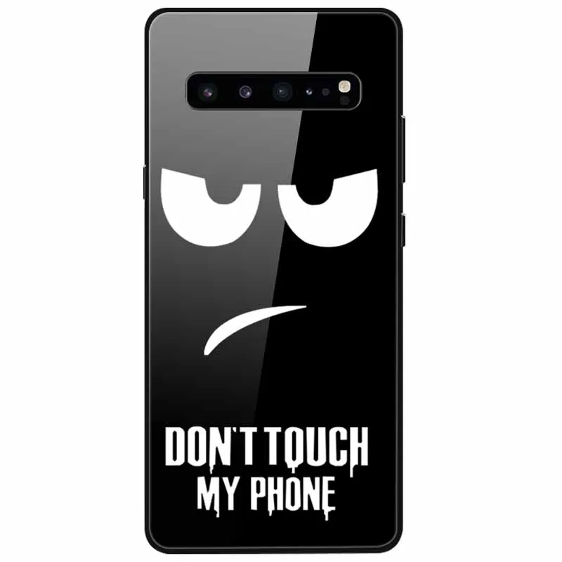 For Samsung S10 Case Tempered Glass hard shockproof cover For Samsung Galaxy S10 Plus / S10e Funda S10+ S10Plus S 10 Funda Coque kawaii phone cases samsung Cases For Samsung