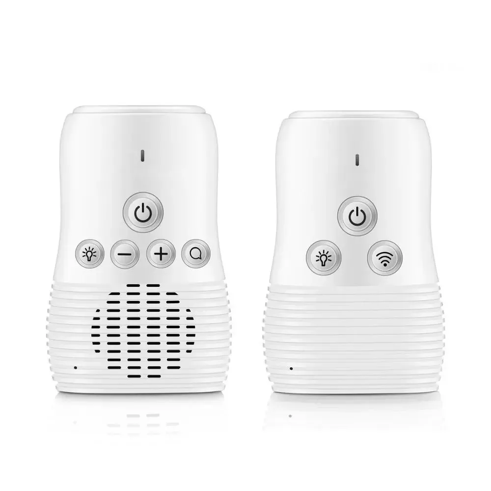 New Arrival 2.4Ghz Wireless Baby Monitor Small Portable Audio Baby Monitor Two-way Audio Function Intercom Rechargeable Battery