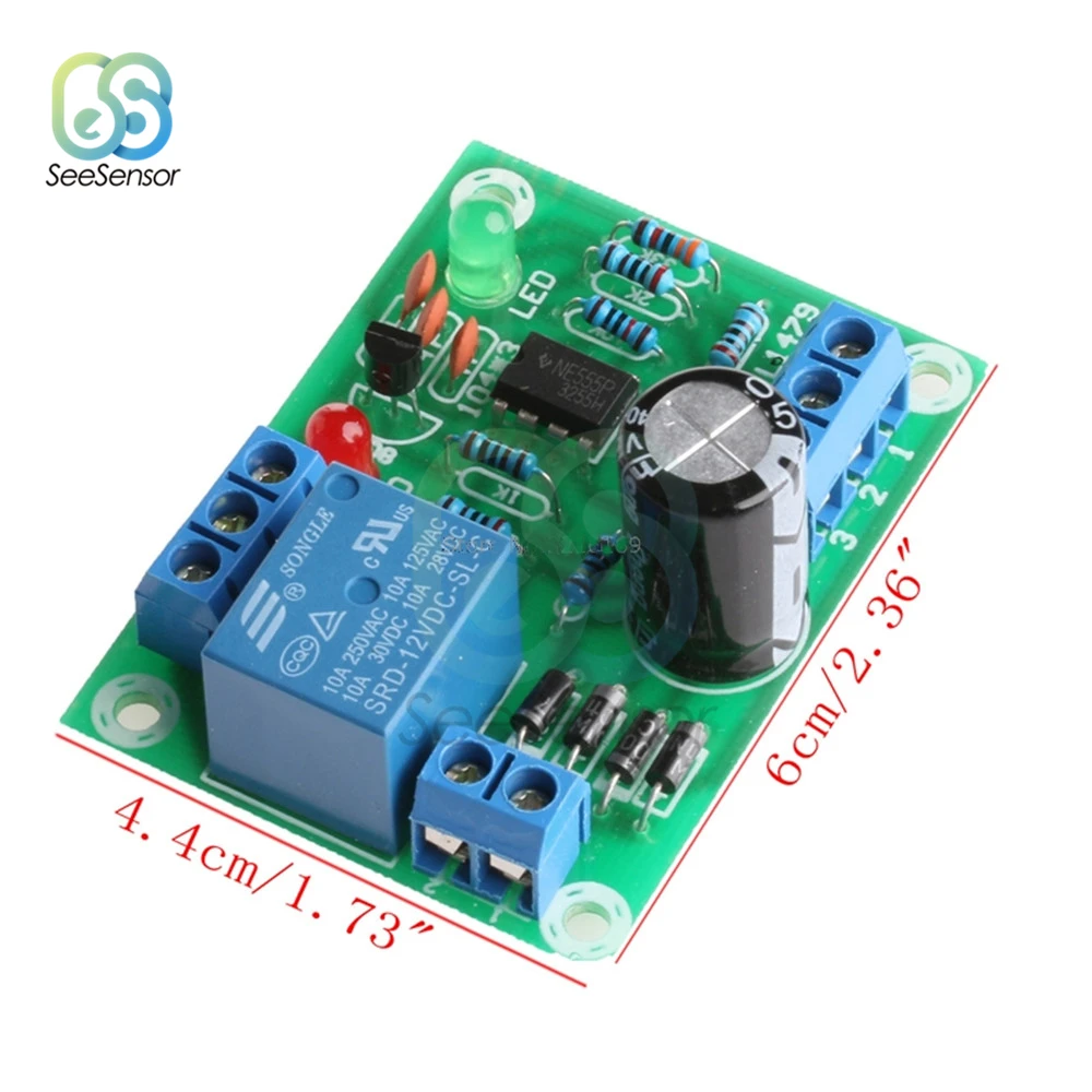 Liquid Level Sensor DC 12V 10A Liquid Level Controller Sensor Module Water Level Detection Sensor Switch DIY Kit/Assembled