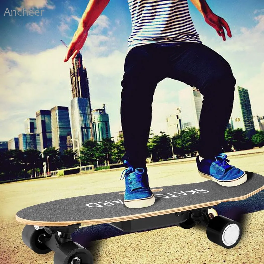 Электрический скейтборд наружная доска с Bluetooth динамик передний пульт дистанционного управления освещением E-скейтборды