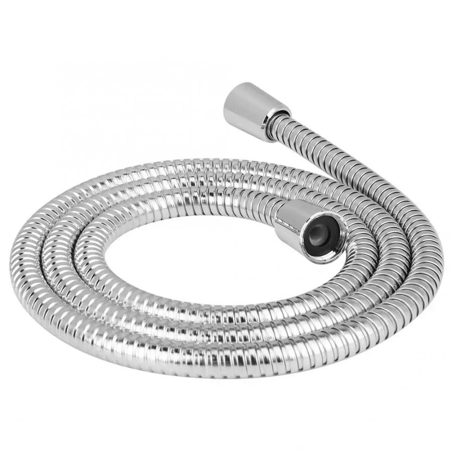 G1/2in Stainless Steel Electroplating Flexible Bathing Shower Hose Pipe for Home Bathroom Use Stainless Steel Shower Hose