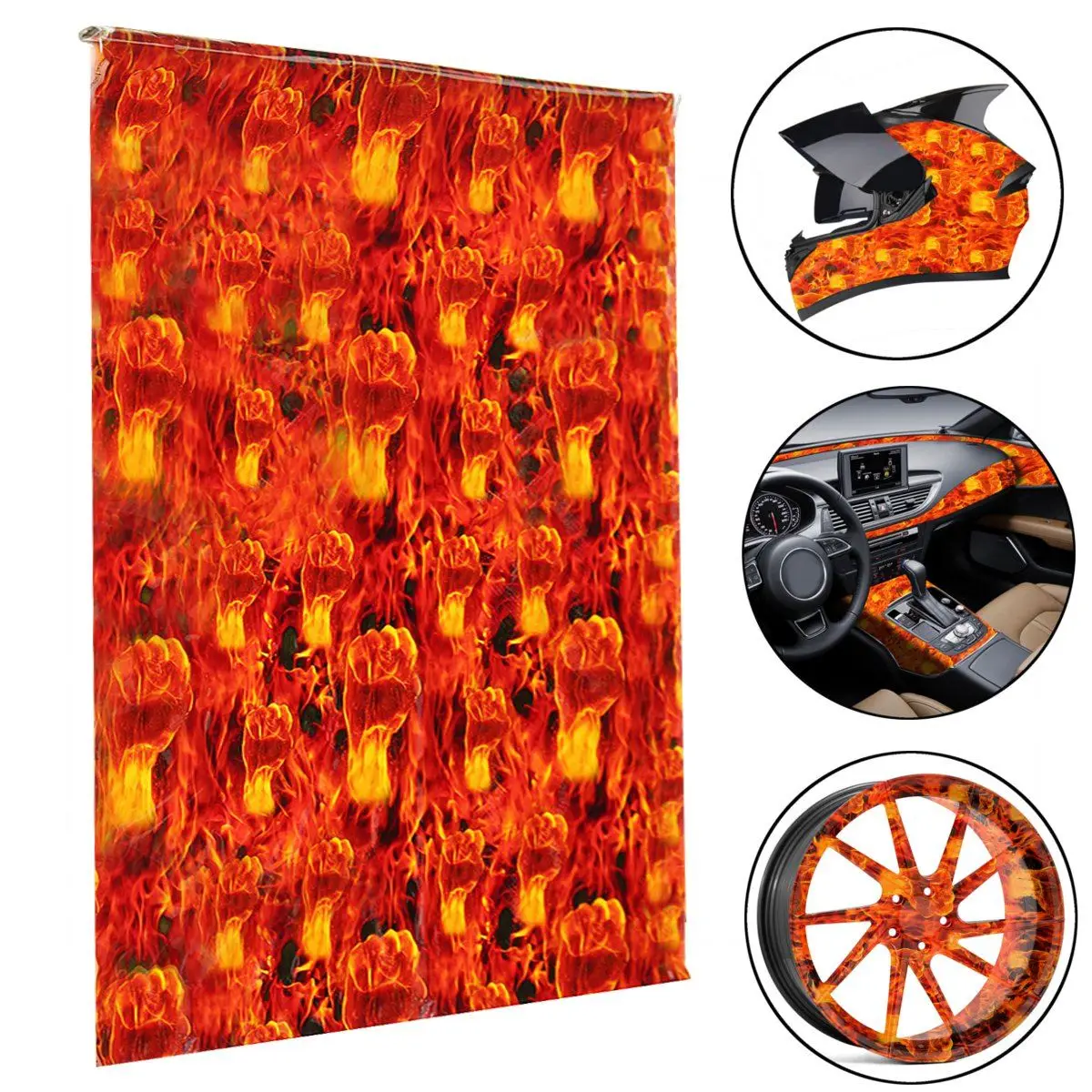 

50x100cm PVA Hydrographic Film Water Transfer Printing Film Hydro Flower Style Decals Stickers