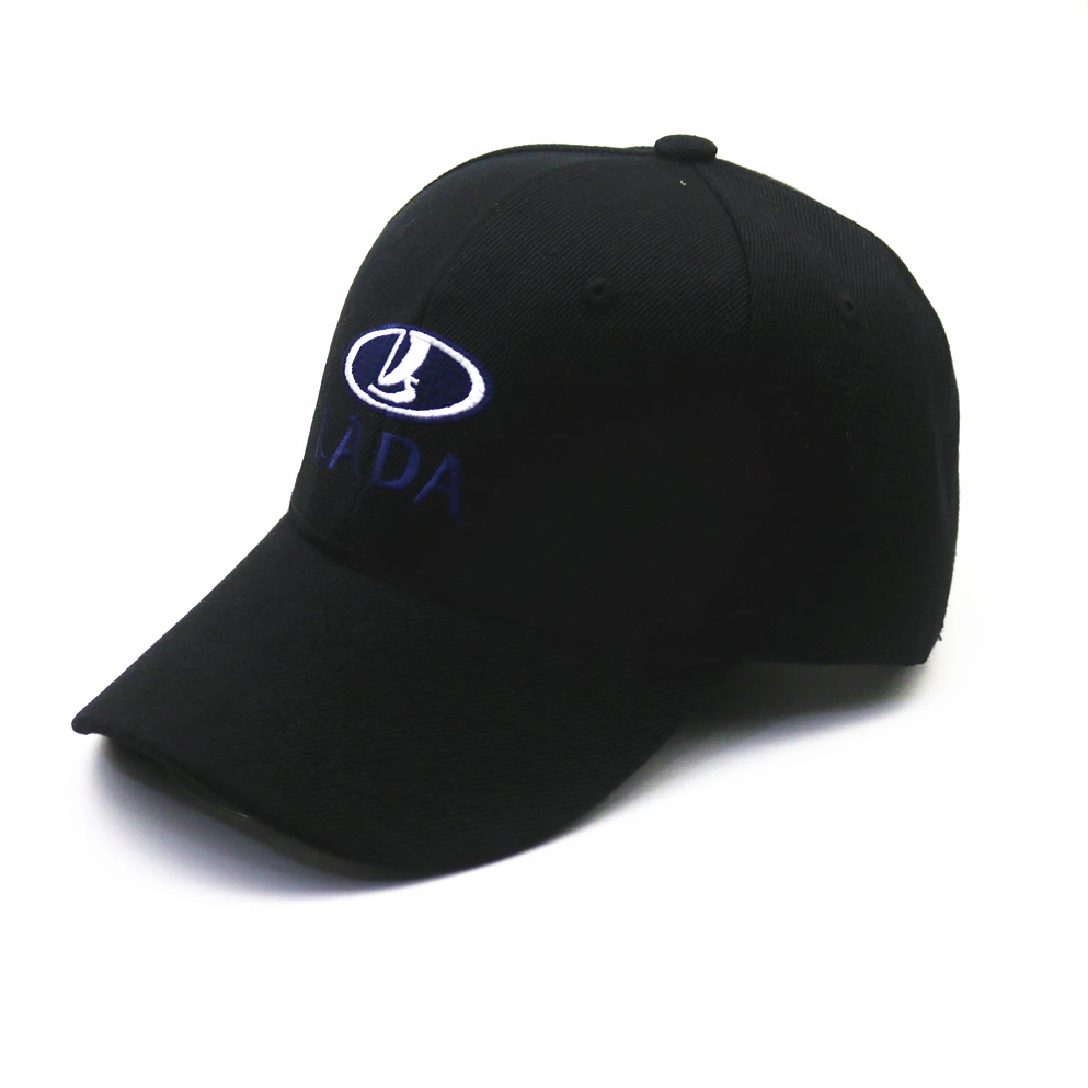 Бейсболка Snapback шляпа летняя кепка шапки Лада Нива Калина приора гранта ларгус samara Мотоциклетные аксессуары для стайлинга автомобилей - Название цвета: Черный
