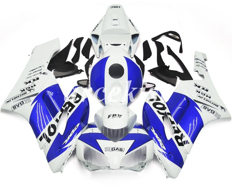 

Injection Mold New ABS Motorcycle Full Fairings Kit Fit for HONDA CBR1000RR 2004 2005 04 05 CBR1000 1000RR Custom blue white