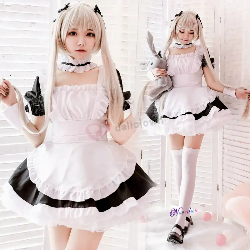 Crossdresser Sissy Maid Dress Anime Yosuga No Sora Kasugano Sora Cosplay Costume Women Men Kawaii Clothes For Halloween Party Aliexpress