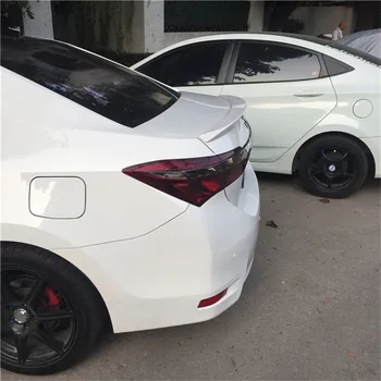 

Car Accessories for Toyota Corolla 2014 2015 2016 2017 ABS Plastic Unpainted Primer Tail Trunk Lip Wing Rear Spoiler Decoration