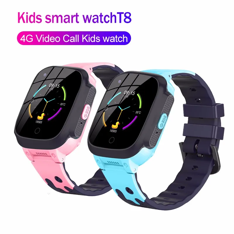 4G Beautiful Kids SOS Photo Camera Smart Watch Video Call IP67 Waterproof Wifi LBS+GPS Sport Tracker Students Child Gift