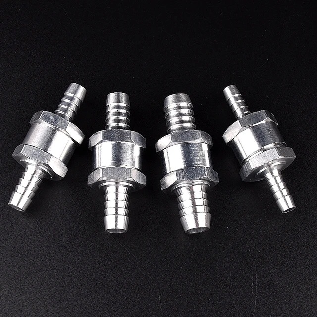 1Pc 6/8/10/12/11/16 Mm Alumínium Ötvözet Üzemanyag Nem Visszatérő Szelep Egyirányú Illeszkedésű Porlasztó Az Autó Motorkerékpárokhoz Pagoda Csatlakozóhoz - Image 5