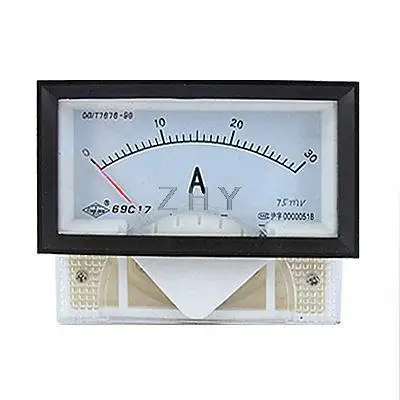 

Class 2.5 Accuracy DC 30A Panel Meter Analogue Ammeter