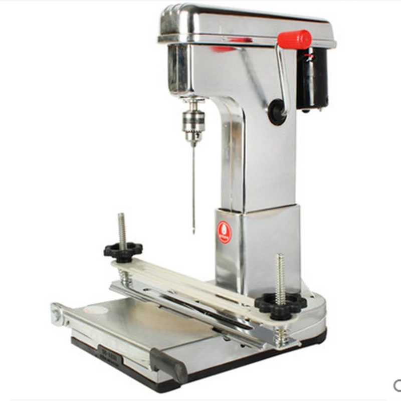 

Electric Binding Machine Hole Puncher Manual All Steel Finance Account Book File Certificate Office Tools Device With Cutter