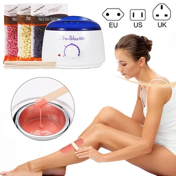 

Paraffin Wax Heater Machine Electric Hair Removal Wax-Melt Machine Heater 3 Packs Wax Beans Hair Removel Waxing Kit Epilator