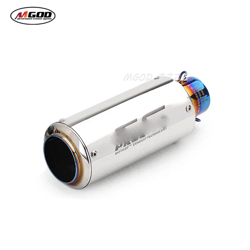 51 мм универсальный глушитель выхлопной трубы мотоцикла для SC msx125 trk 502 gsr 600 pcx 125 мотокросса Скутер грязи велосипед KTM ATV Z1000