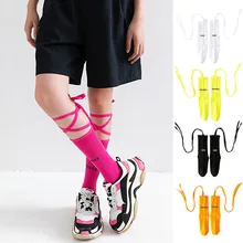 Женская мода, надписи, бретели, носки, крест, персональные, средние, без пятки, хлопковые носки