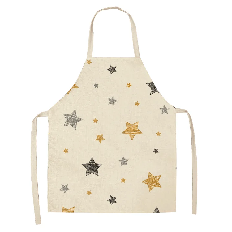 

1 Pcs Cut Animal Kitchen Aprons Animals Cartoon Cat Sleeveless Cotton Linen Aprons for Women Home Cleaning Tools