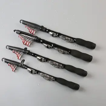 

Professional High-quality Hard Carbon Portable Telescopic Fishing Rod Spinning Rod Saltwater Travel Pole Fishing Accessories NEW