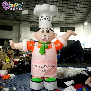 

3m High inflatable Thai Chef Figure Inflatable Advertising Balloon for Attracting Customer