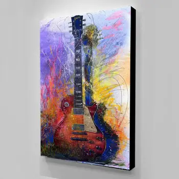 Pinturas lienzo magia guitarra decoración del hogar imagen de pósteres e impresiones artísticos láminas Decorativas Pared Cuadros
