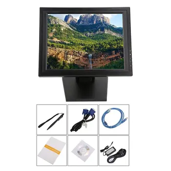 

17 Inch Touch Screen LED Monitor POS TFT LCD TouchScreen 1024 X 768 Retail Restaurant Bar Touch Screen Display USB Interface