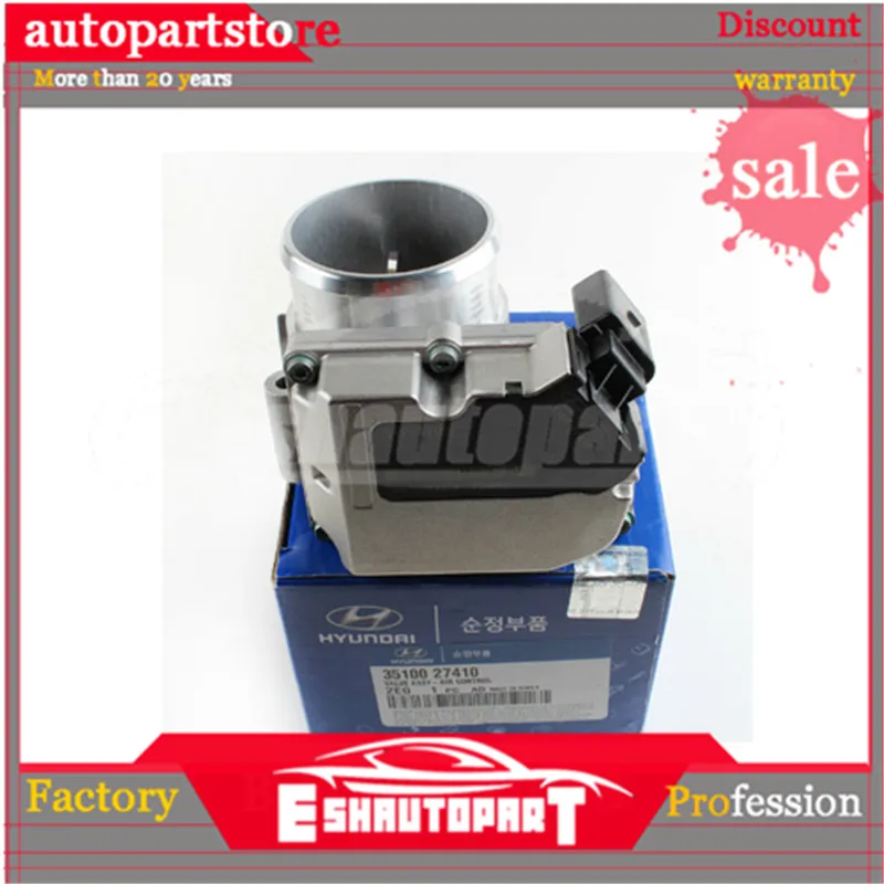 Дизельный Дроссельный заслонки 35100-27410 для hyundai Santa Fe II Tucson JM Sonata Rondo Optima 2,0 2,2 KIA Ceed 2008-3510027410