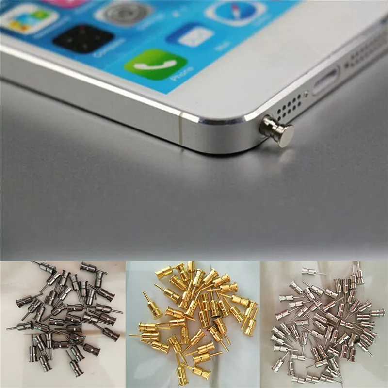 5x Dustproof Anti Dust Plug 3.5mm Earphone Jack Sim Card Needle For
