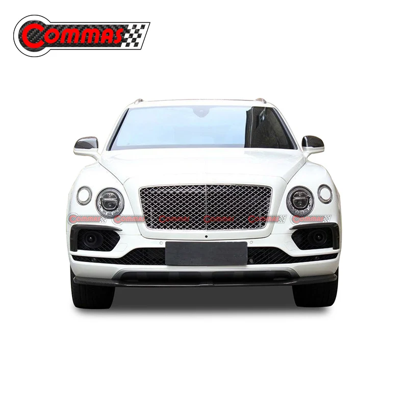 Комплект кузова из углеродного волокна для BENTLEY BENTAYGA W12 передний губы задний спойлер комплект кузова авто Стайлинг Литье аксессуар
