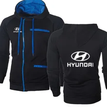 Модные толстовки с капюшоном Для мужчин hyundai мотор автомобильные