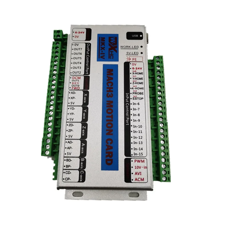 Carte de contrôle de mouvement XHC Ethernet Mach3 3 4 6 axes USB, reprise 2MHz, Support pour graveur de tour CNC ► Photo 2/6