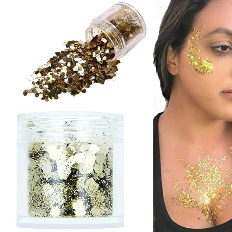 5 pcs/Set Luster Glitter Brand Crystal Eyeshadow Powder Pigment Metallic Shiny Holographic Eye Toppers Single Eye Shadow Makeup