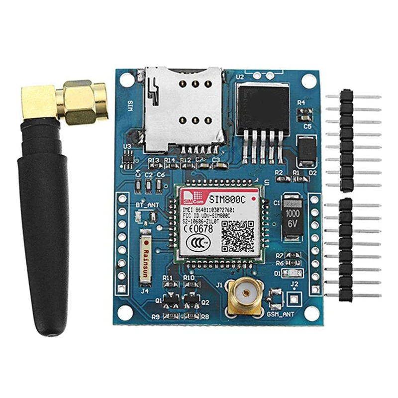 SIM800C макетная плата GPRS GSM модуль Поддержка сообщений Bluetooth TTS DTMF