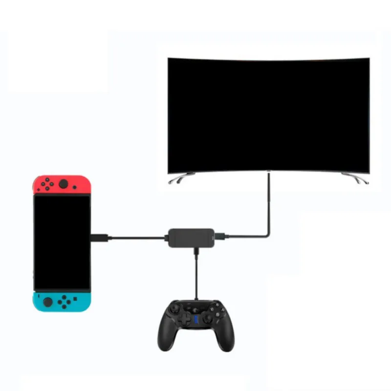 USB 3,0 type C адаптер для nintendo Switch консоль замена зарядная док-станция HD tv HDMI конвертер кабель передачи