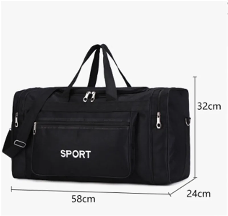 Модные мужские и женские вместительные ручные сумки для багажа, сумки для фитнеса, нейлоновые спортивные сумки для путешествий на выходные