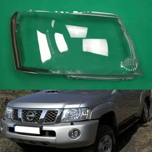 Car Headlamp Lens For Nissan Patrol 2004 ~ 2011 Headlight Cover Car Replacement Auto Shell