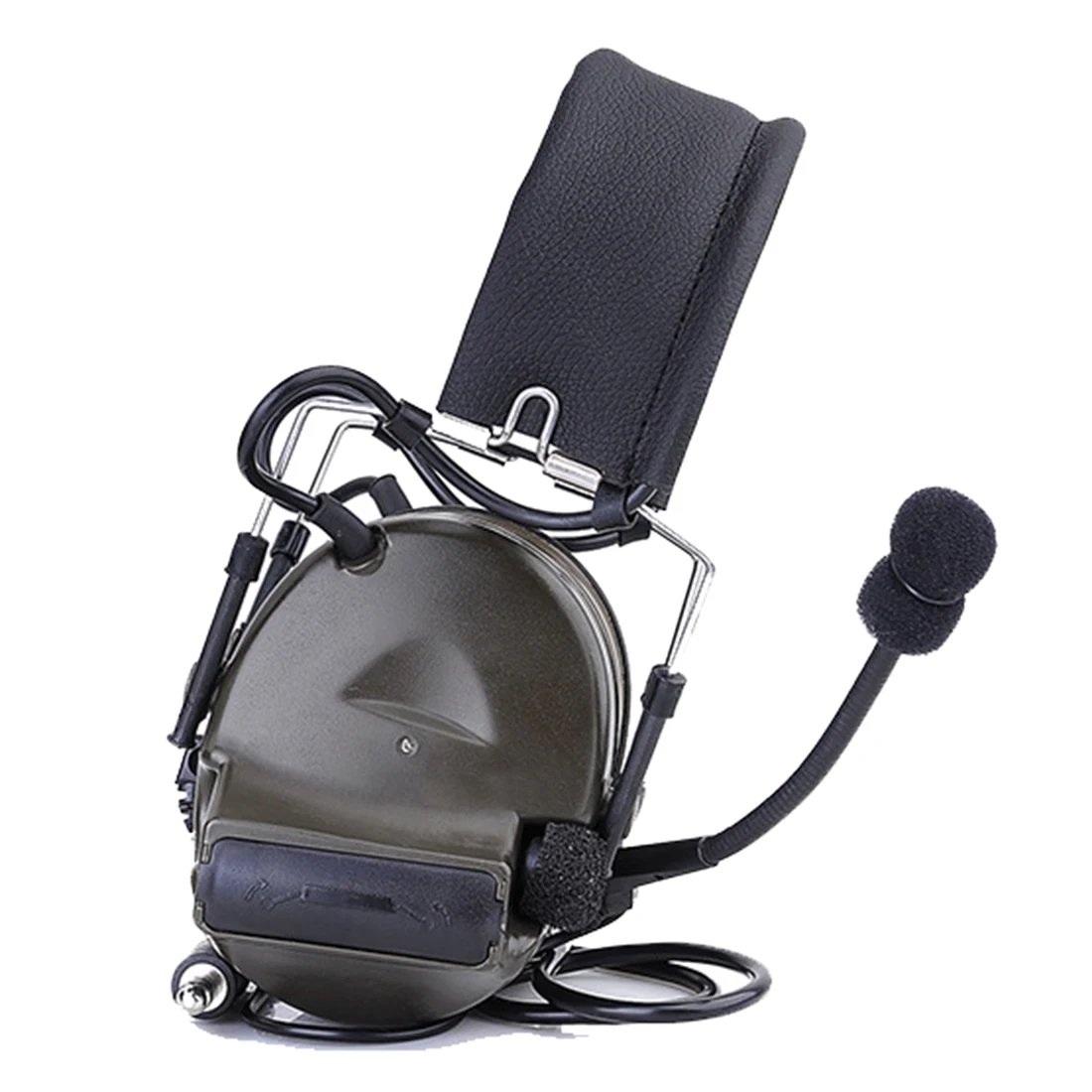 

Z-TAC ZComtac II Headset Waterproof Tactical Headset Noise Reduction Tactical Headphones with Microphone - Z041 Olive Drab