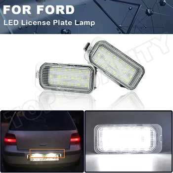 

2X LED Number License Plate Light For Ford Focus MK II Fiesta MK VII Mondeo MK IV Kuga S-Max B-Max Ecosport Jaguar XJ Jaguar XF